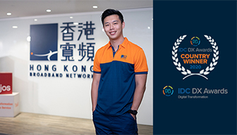 HKBN CTO Samuel Hui Won 2020 IDC DX Leader for Hong Kong